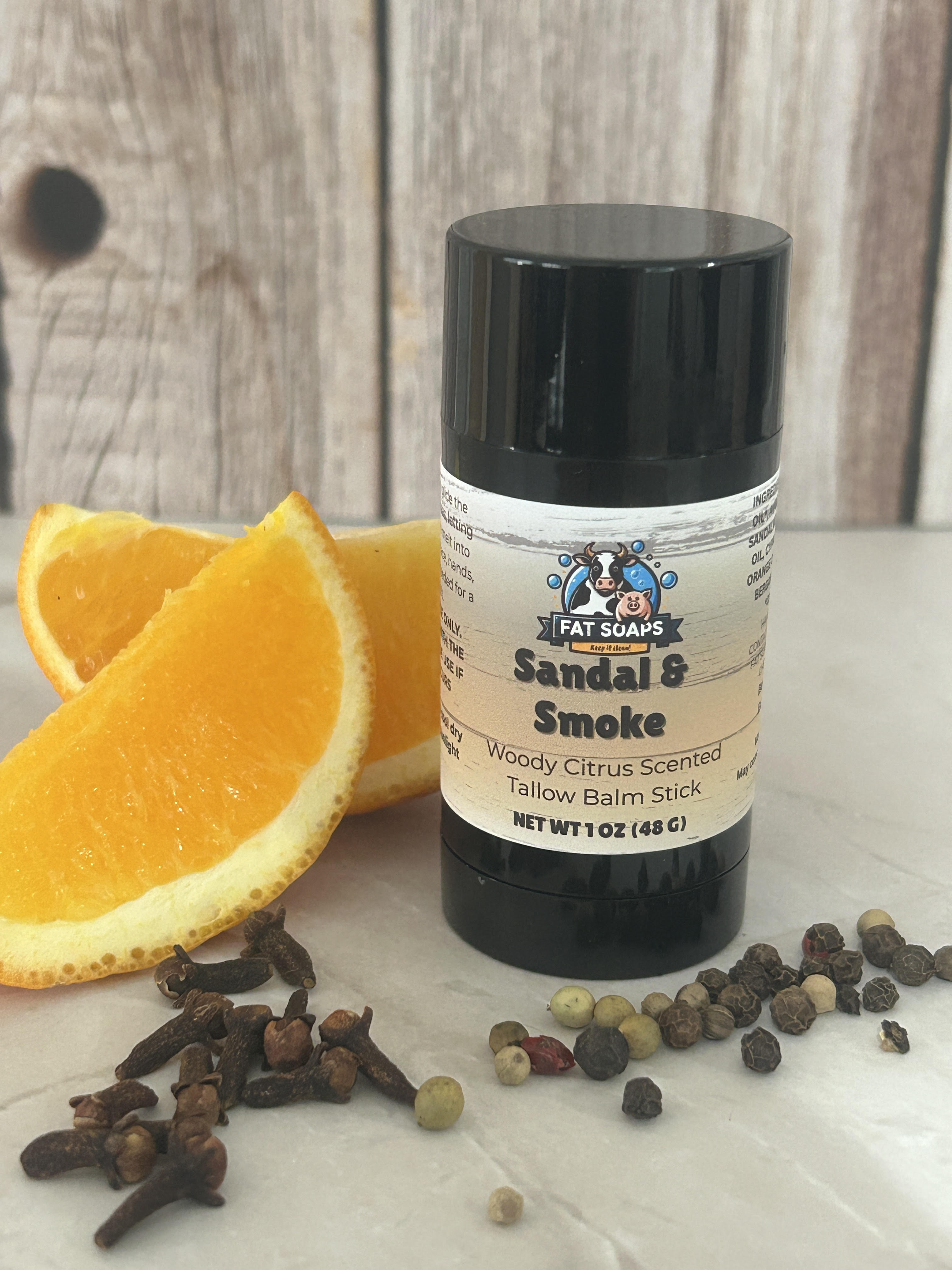 Mini Sandal and Smoke Tallow Balm Stick