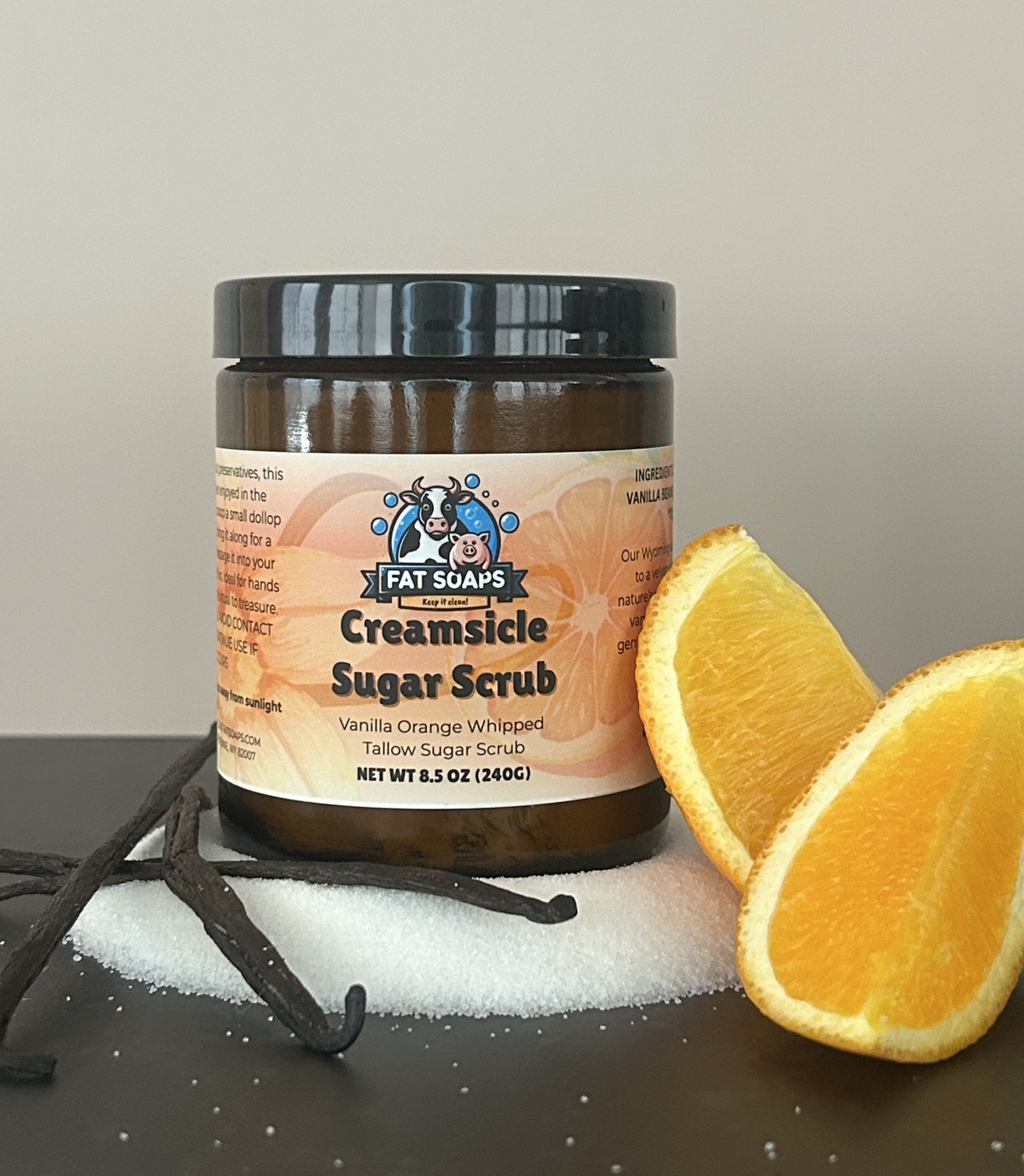 Creamsicle Whipped Tallow Sugar Scrub