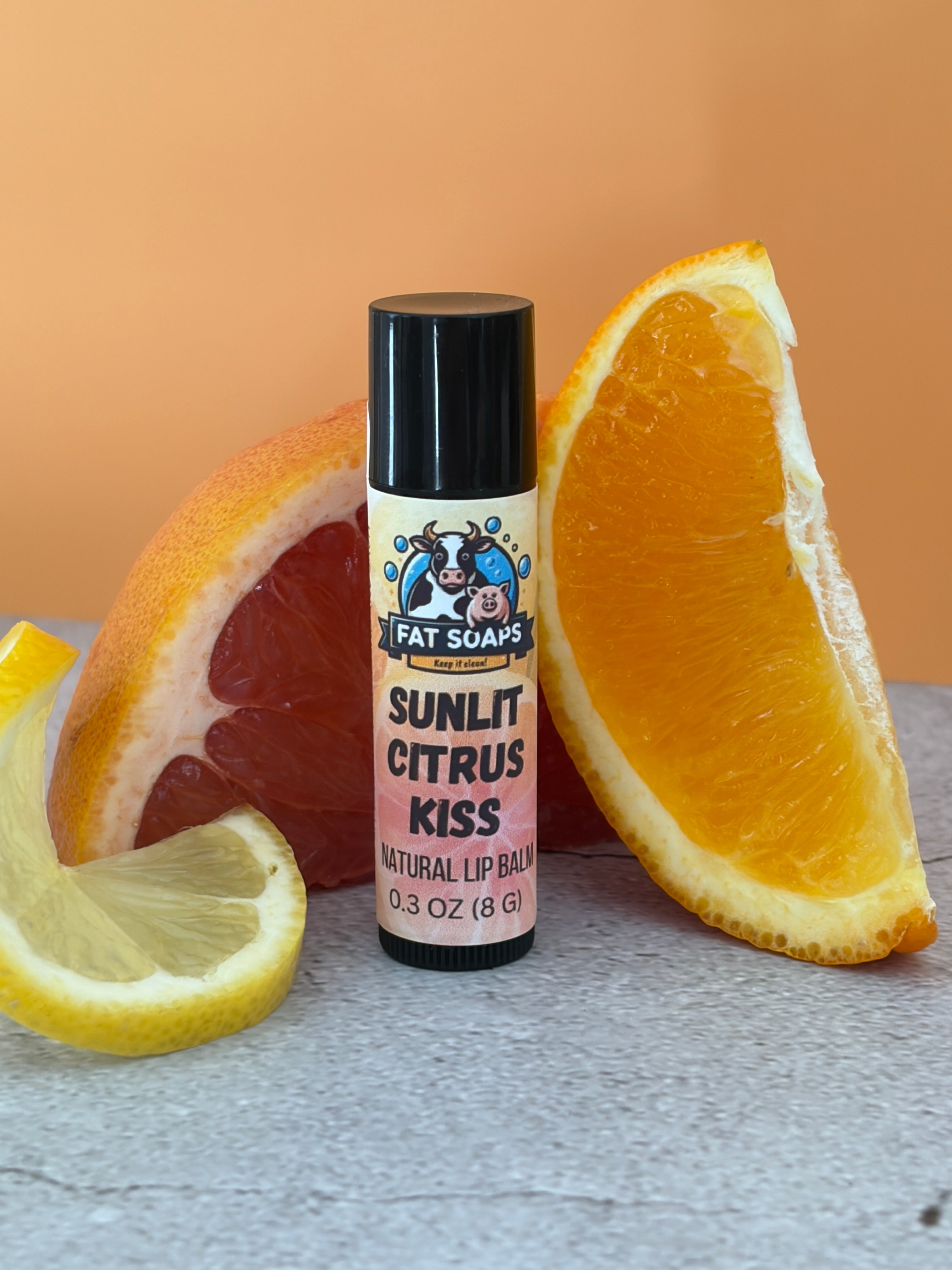 Sunlit Citrus Kiss Natural Lip Balm