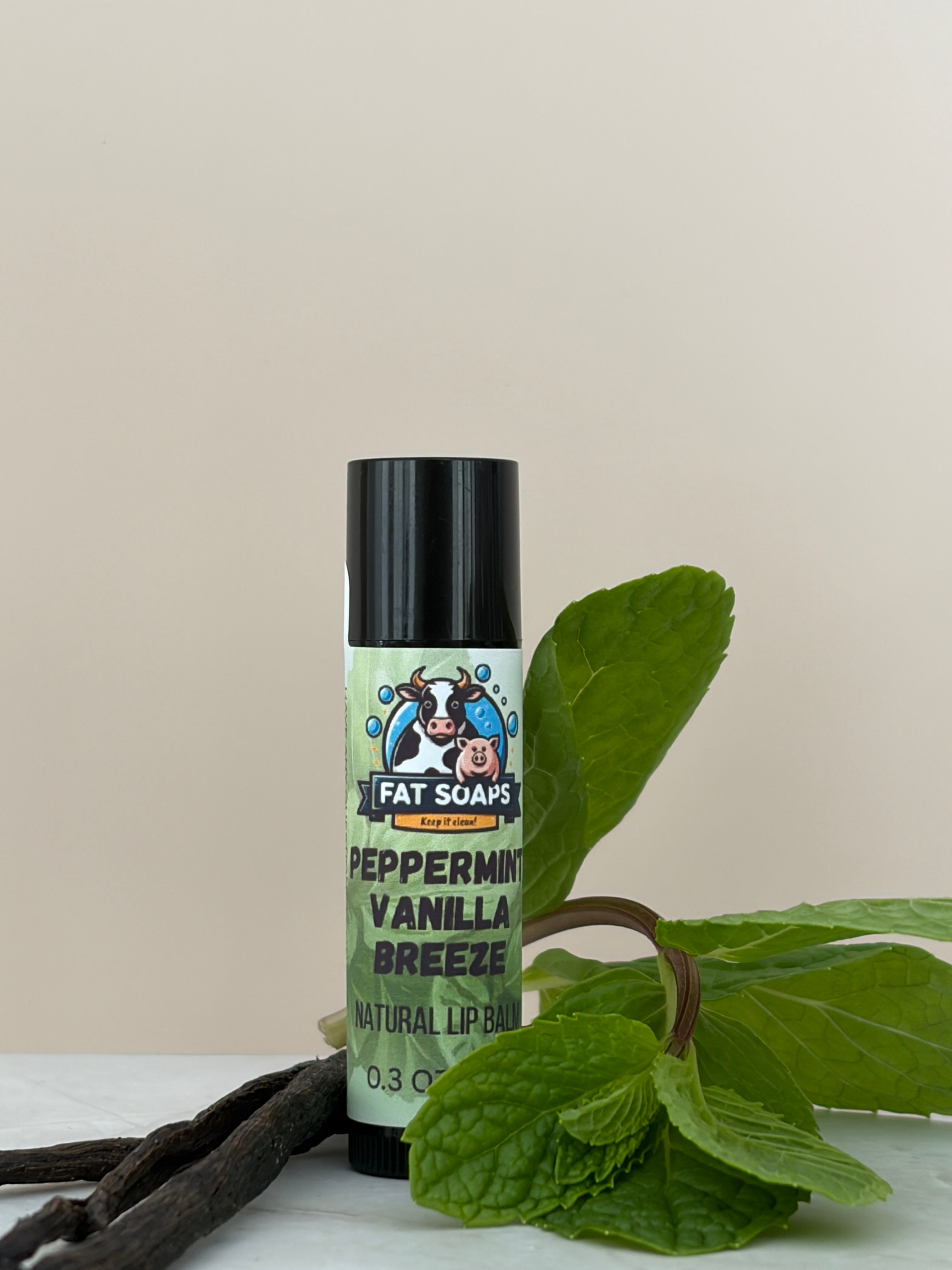 Peppermint Vanilla Breeze Natural Lip Balm