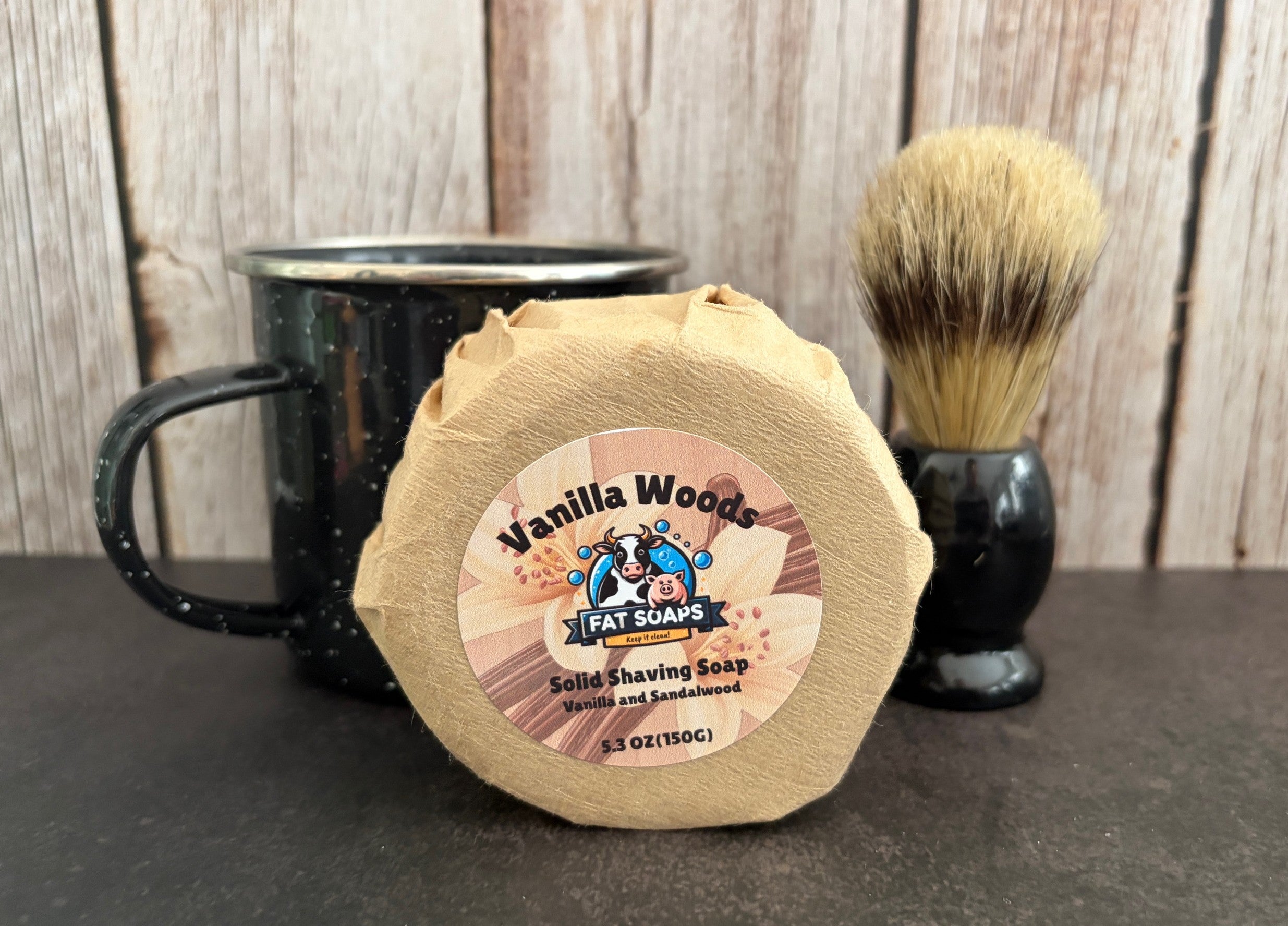 Vanilla Wood Shaving Gift Set
