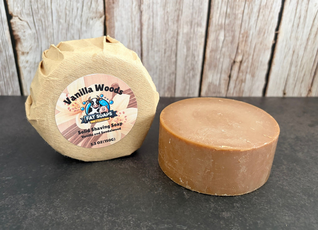 Vanilla Woods Natural Shaving Soap