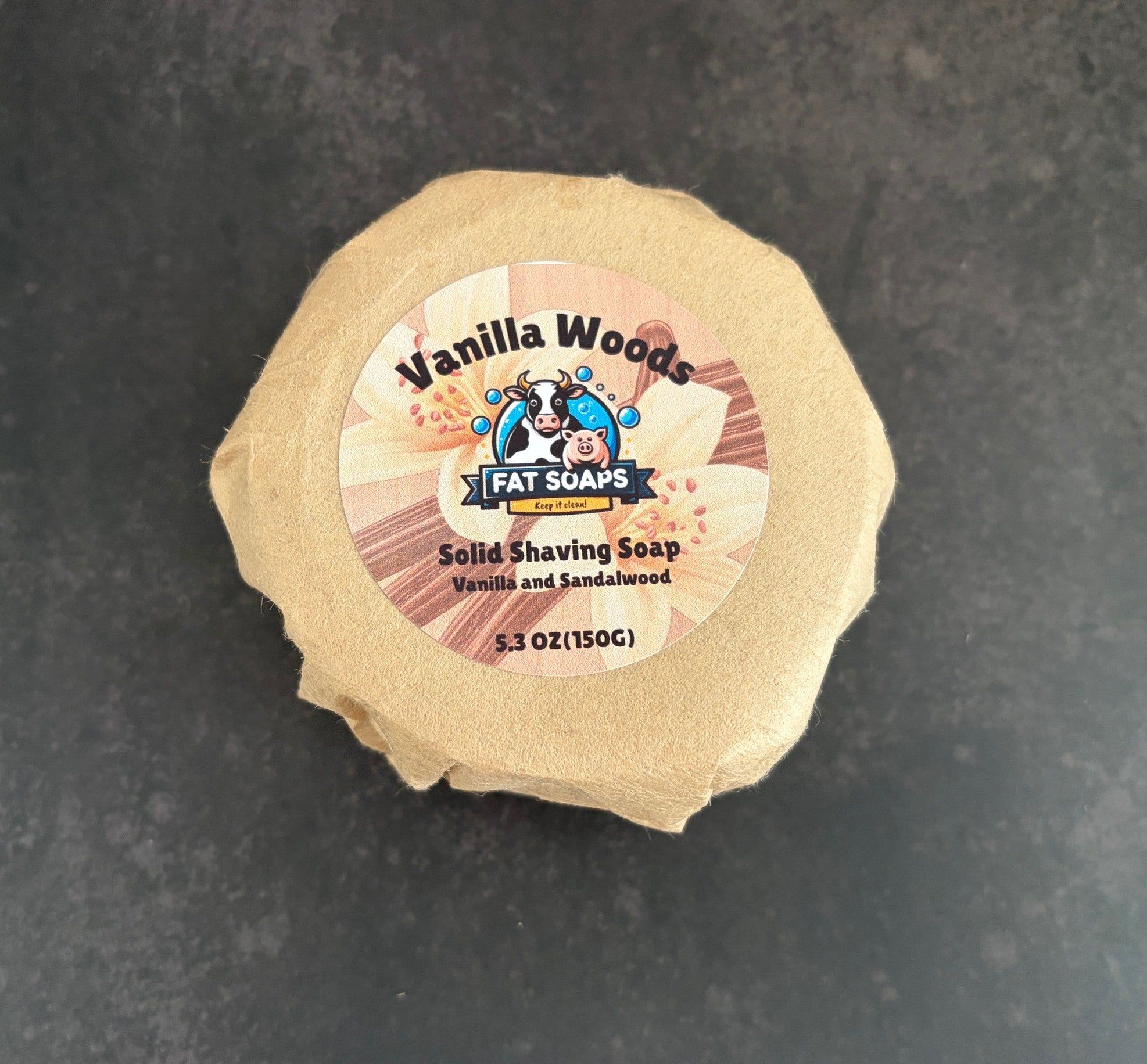 Vanilla Woods Natural Shaving Soap