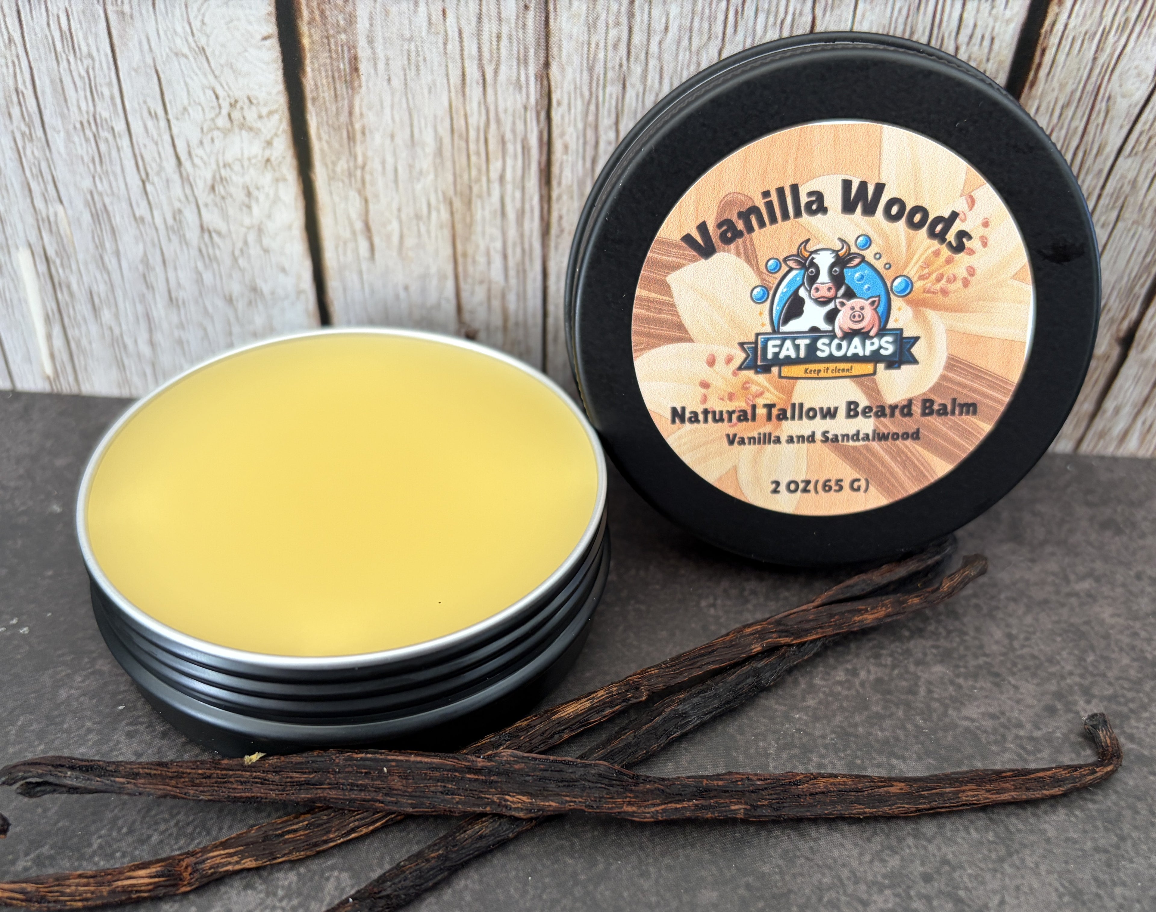 Vanilla Woods Natural Beard Balm