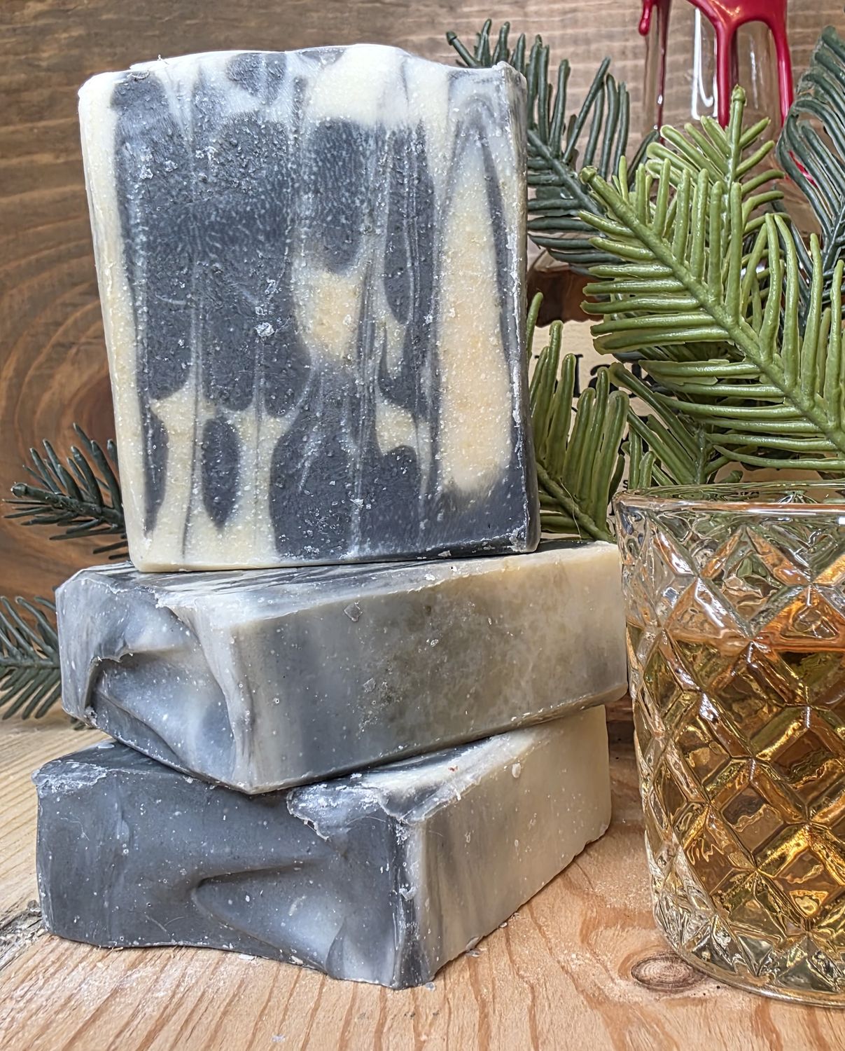 Whiskey Reunites Natural Soap