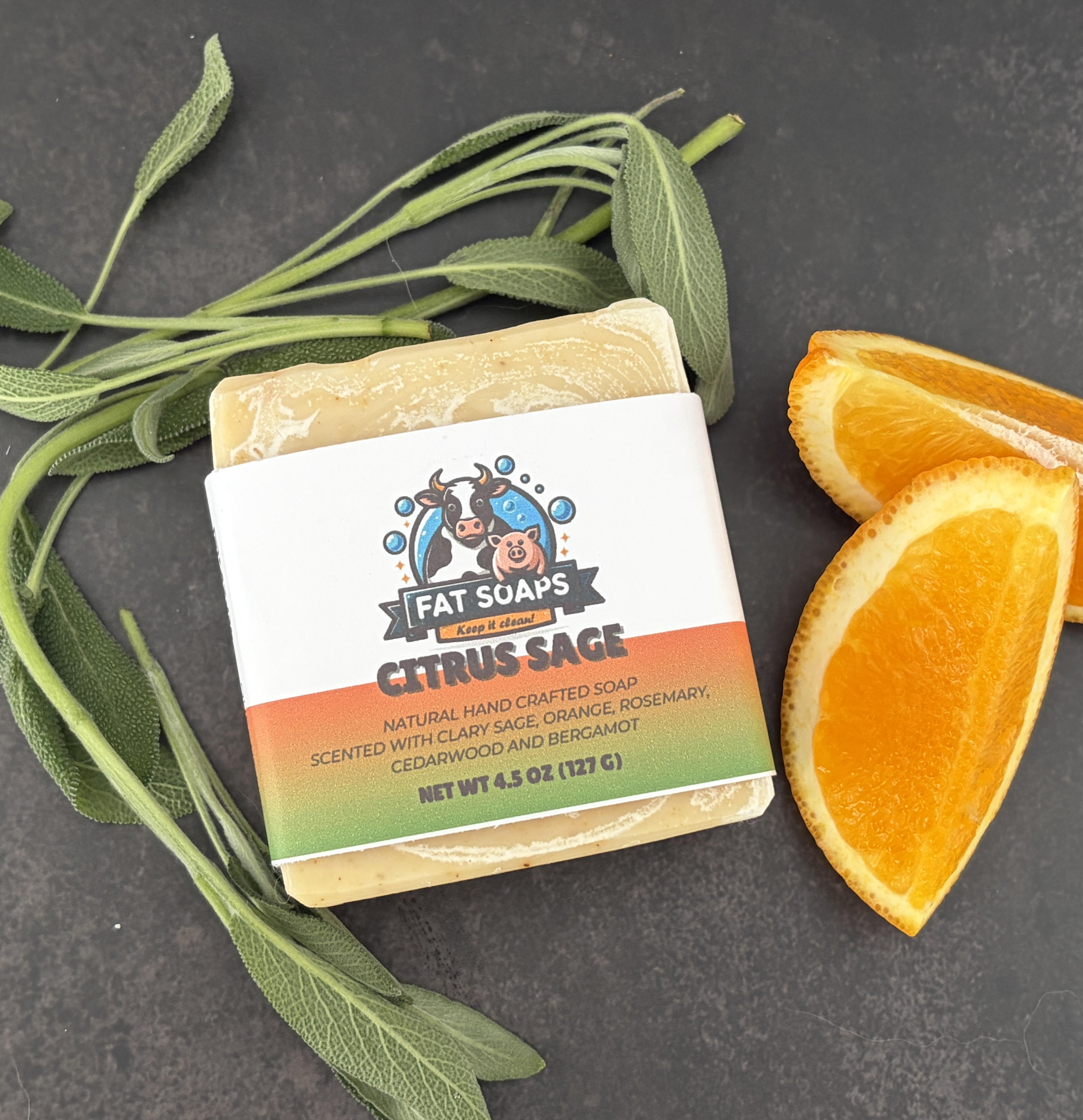 Citrus Sage Natural Soap