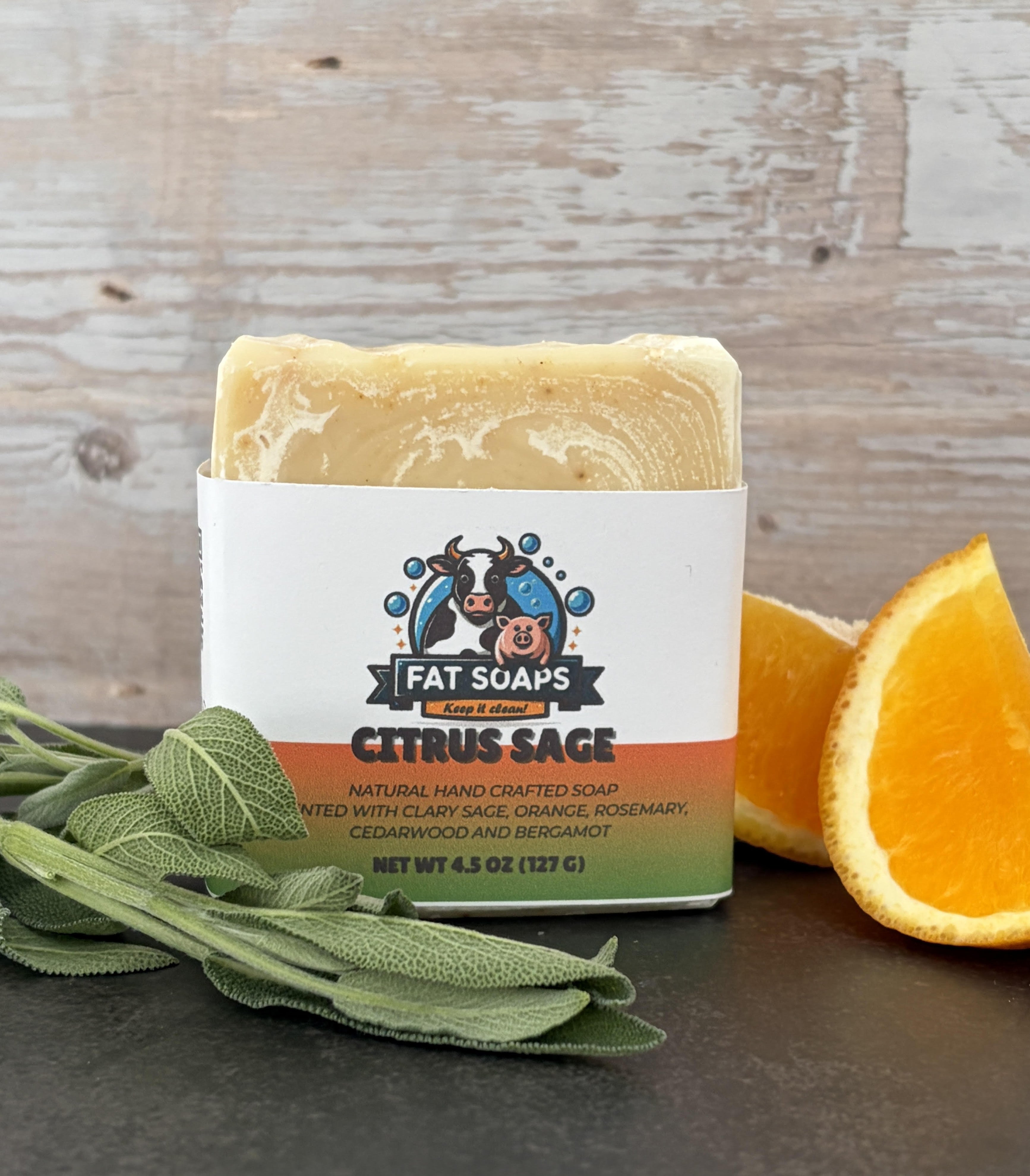 Citrus Sage Natural Soap