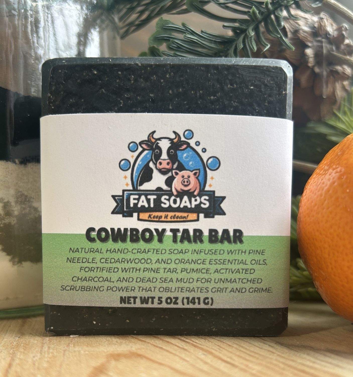 Cowboy Tar Bar Natural Soap