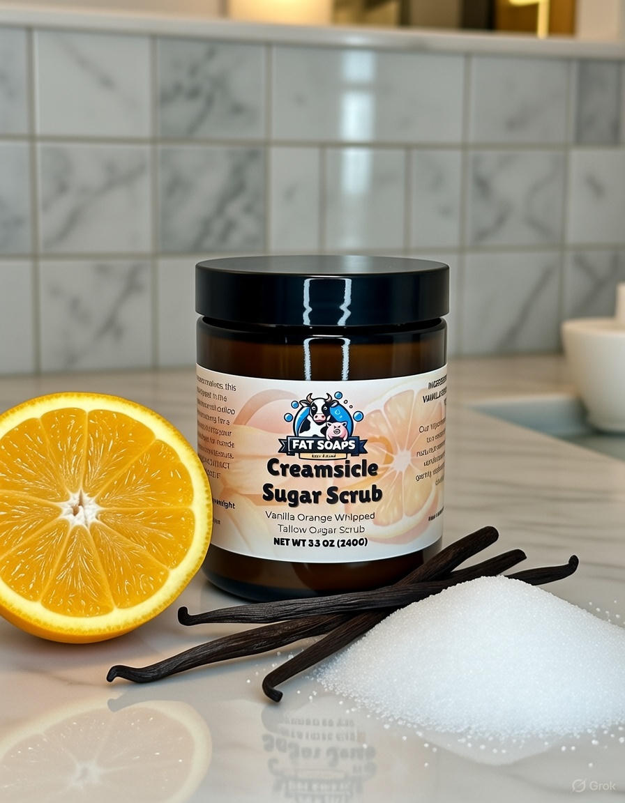 Creamsicle Whipped Tallow Sugar Scrub