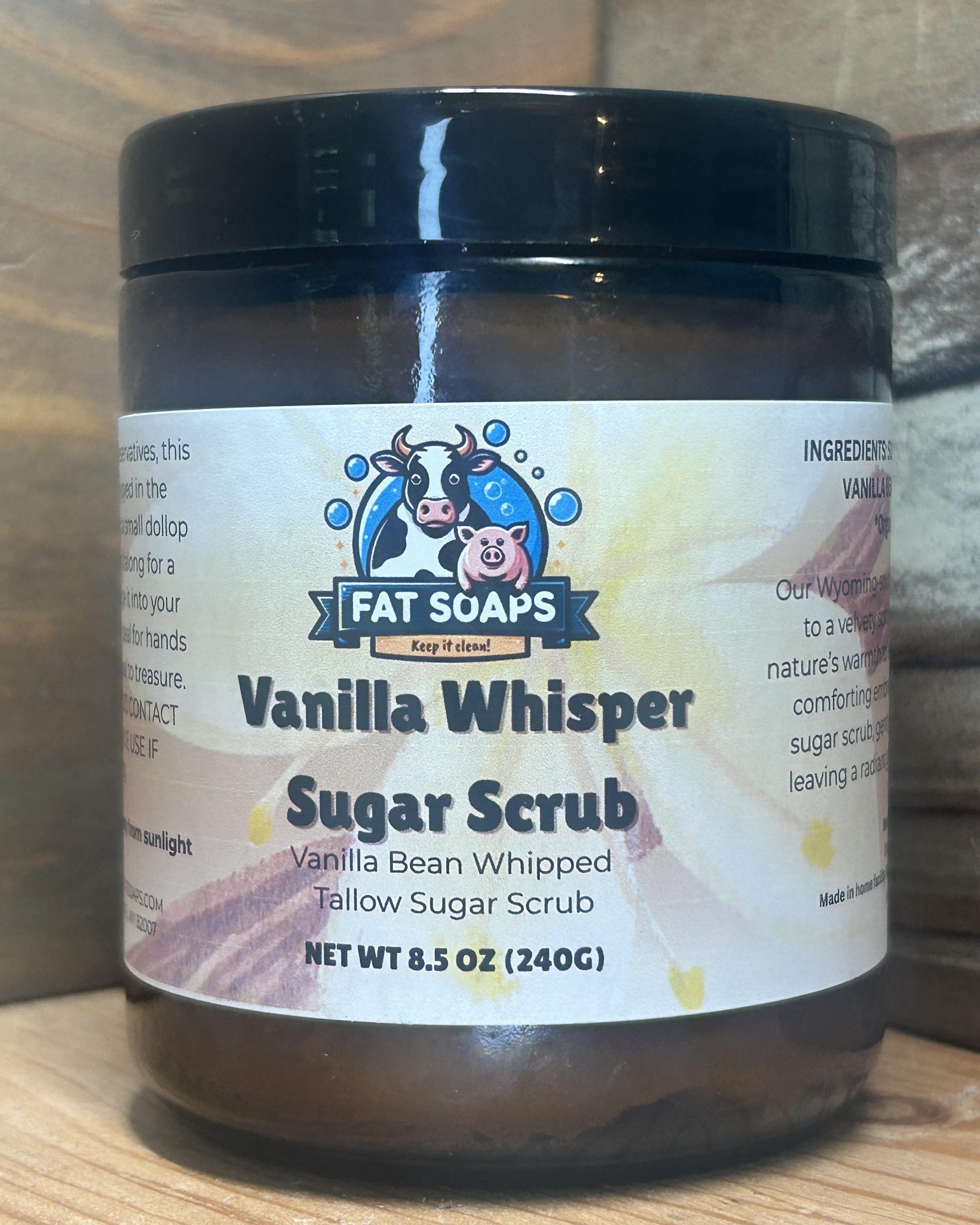 Vanilla Whispser  Whipped Tallow Sugar Scrub