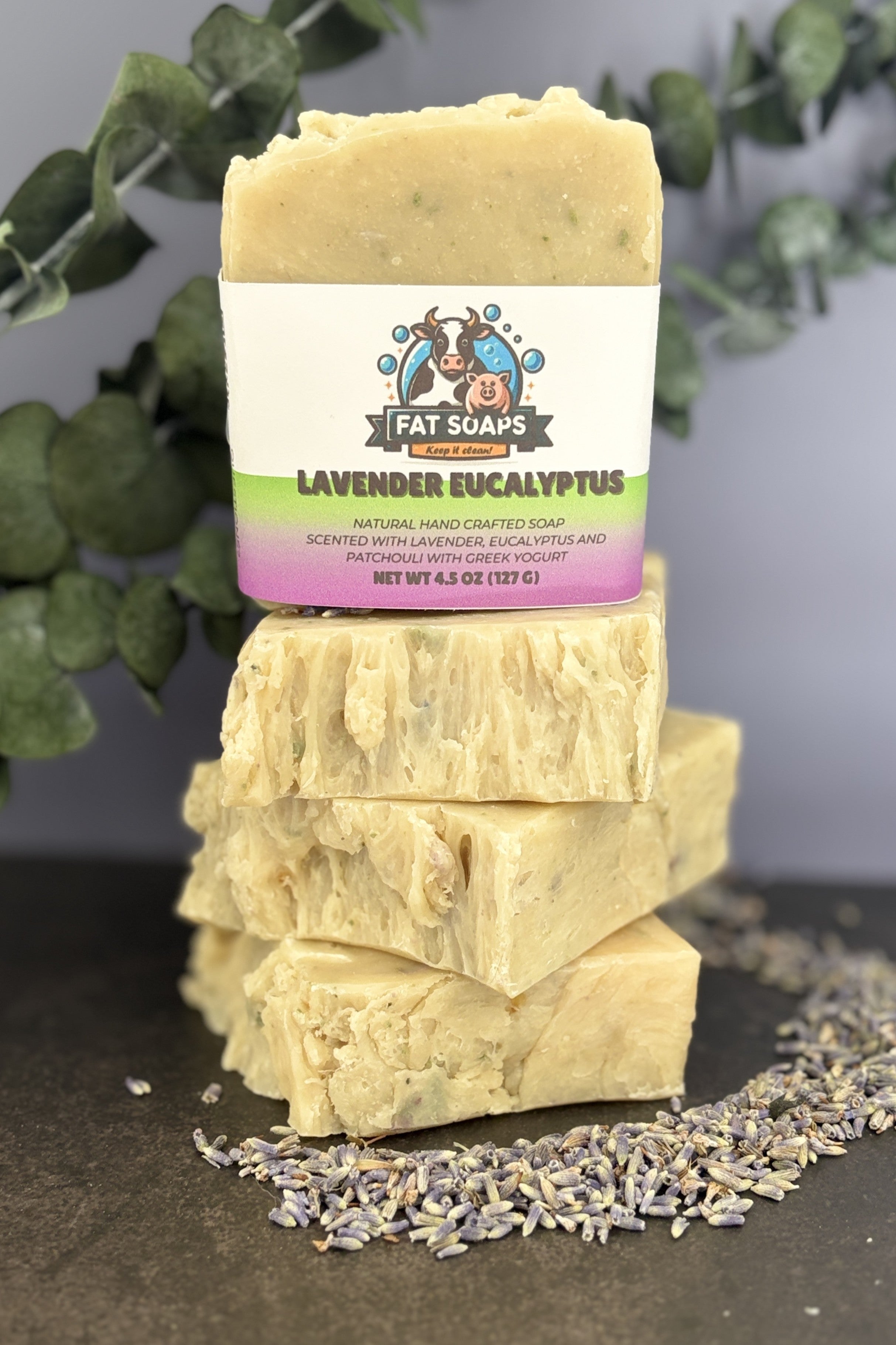 Lavender Eucalyptus Natural Soap