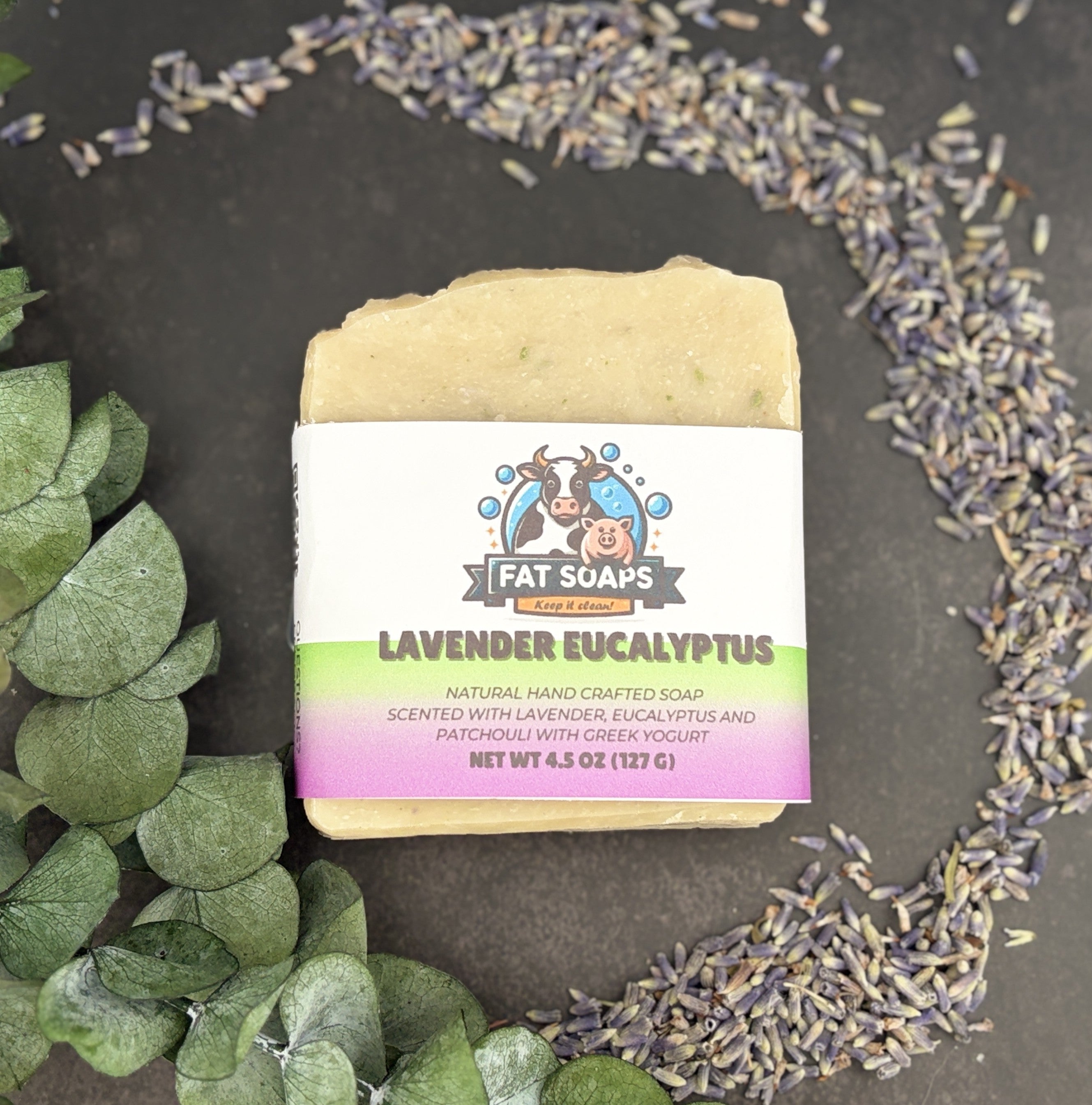 Lavender Eucalyptus Natural Soap