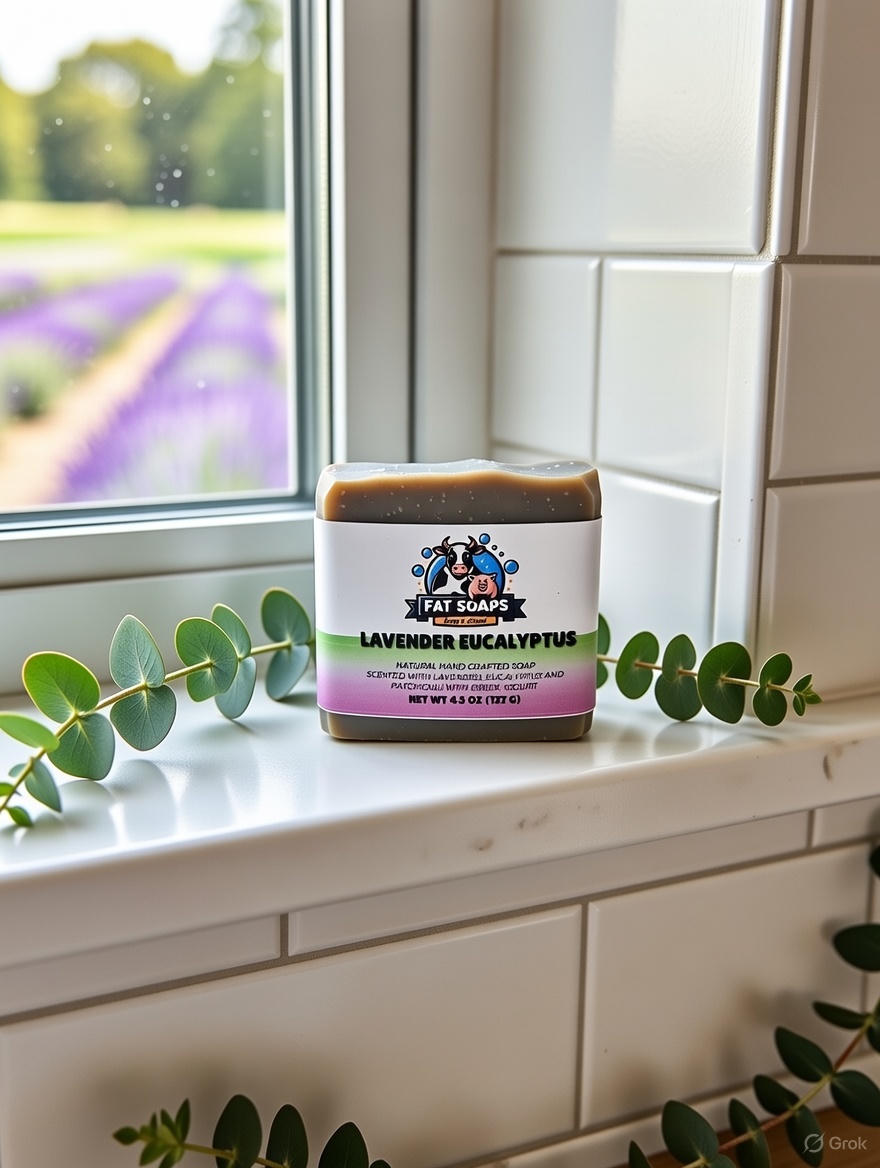 Lavender Eucalyptus Natural Soap