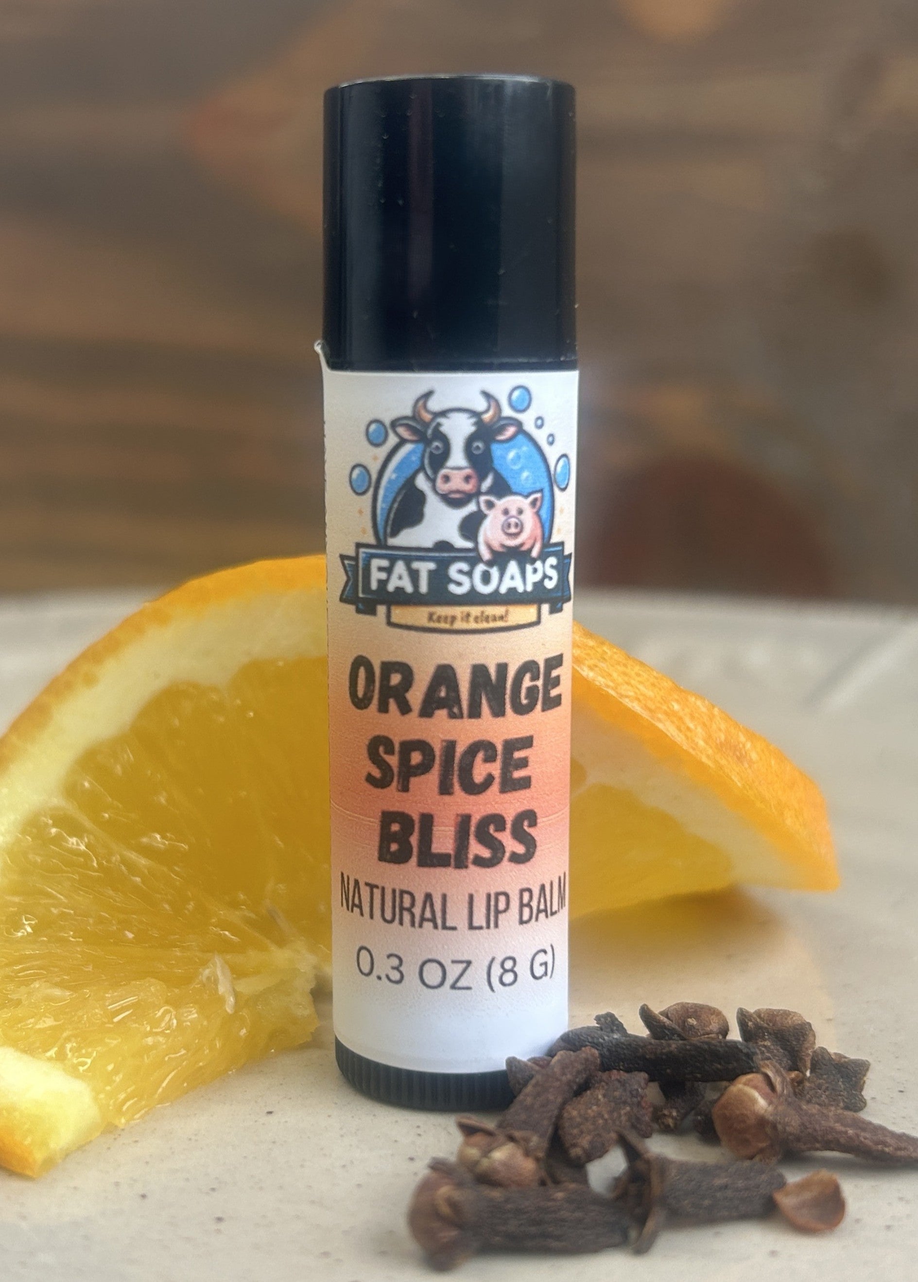 Orange Spice Bliss Natural Lip Balm