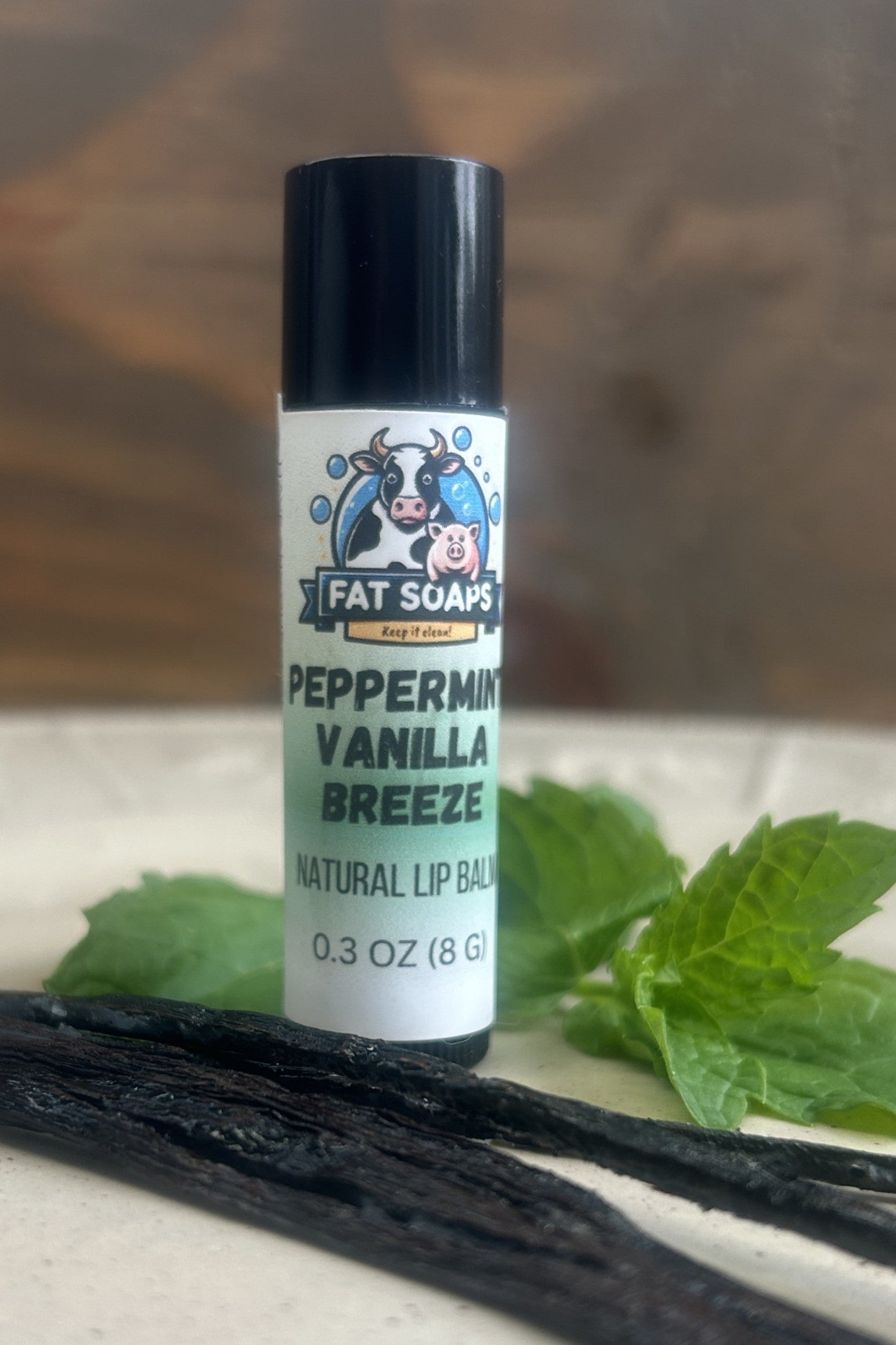 Peppermint Vanilla Breeze Natural Lip Balm