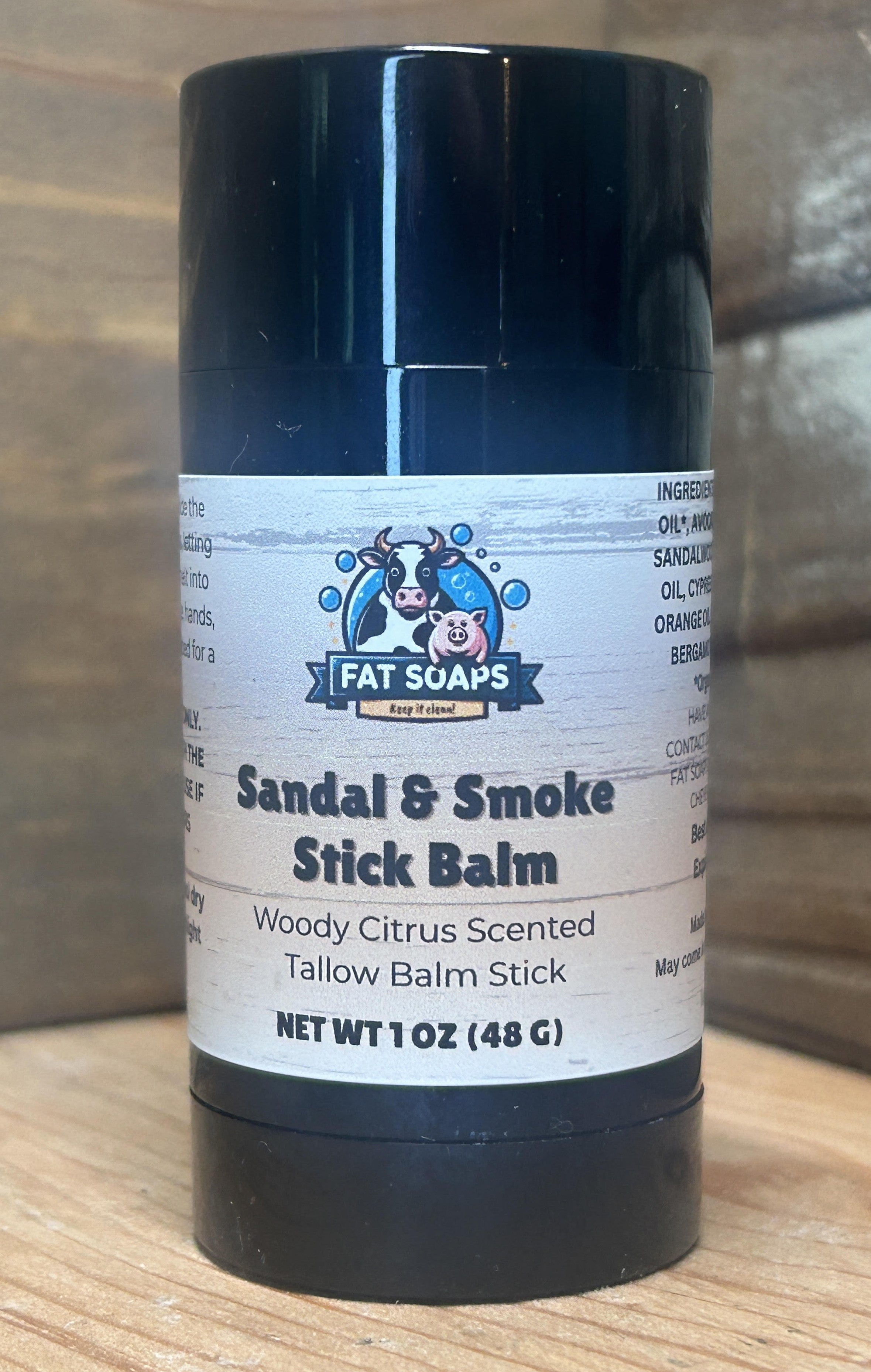 Mini Sandal and Smoke Tallow Balm Stick