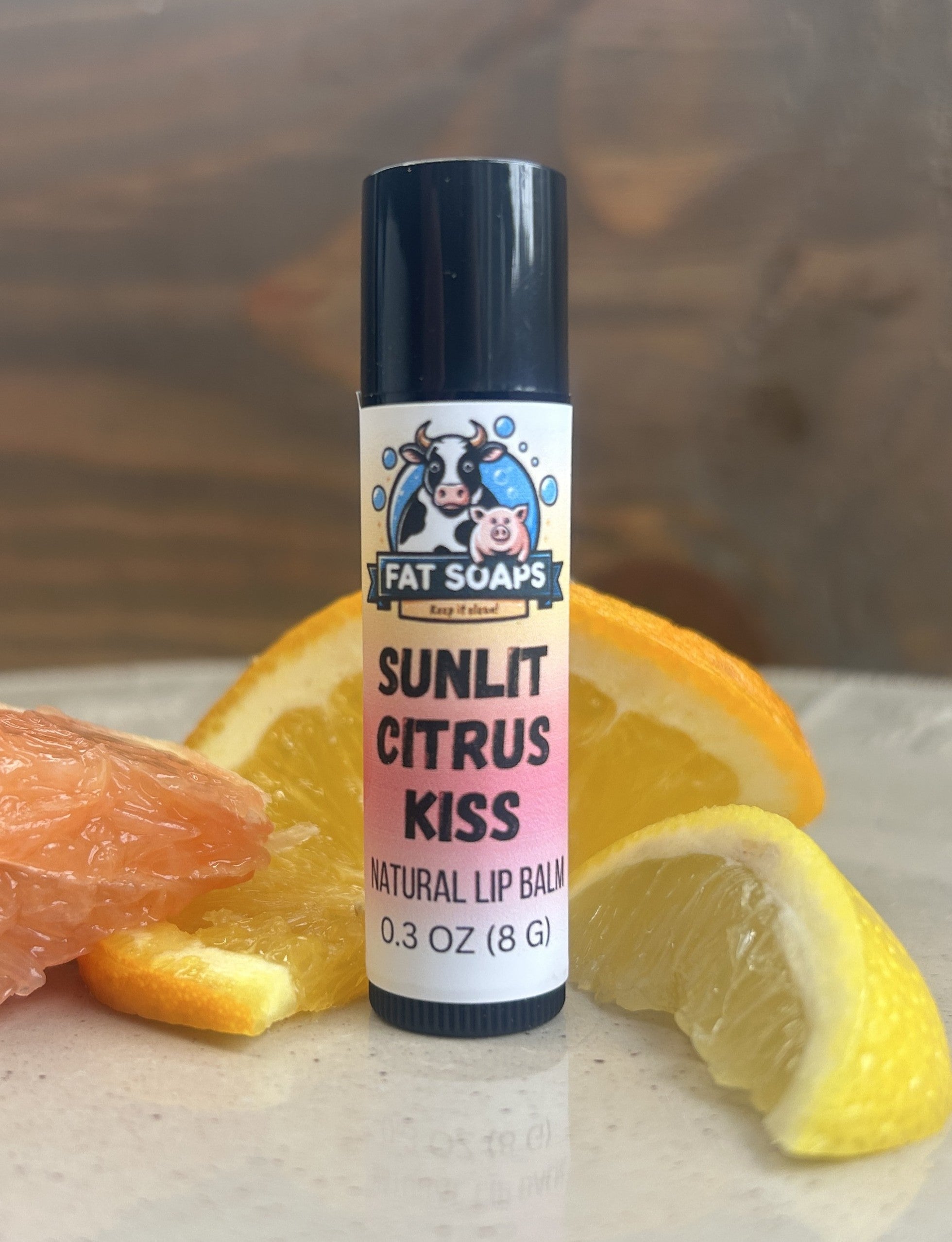Sunlit Citrus Kiss Natural Lip Balm