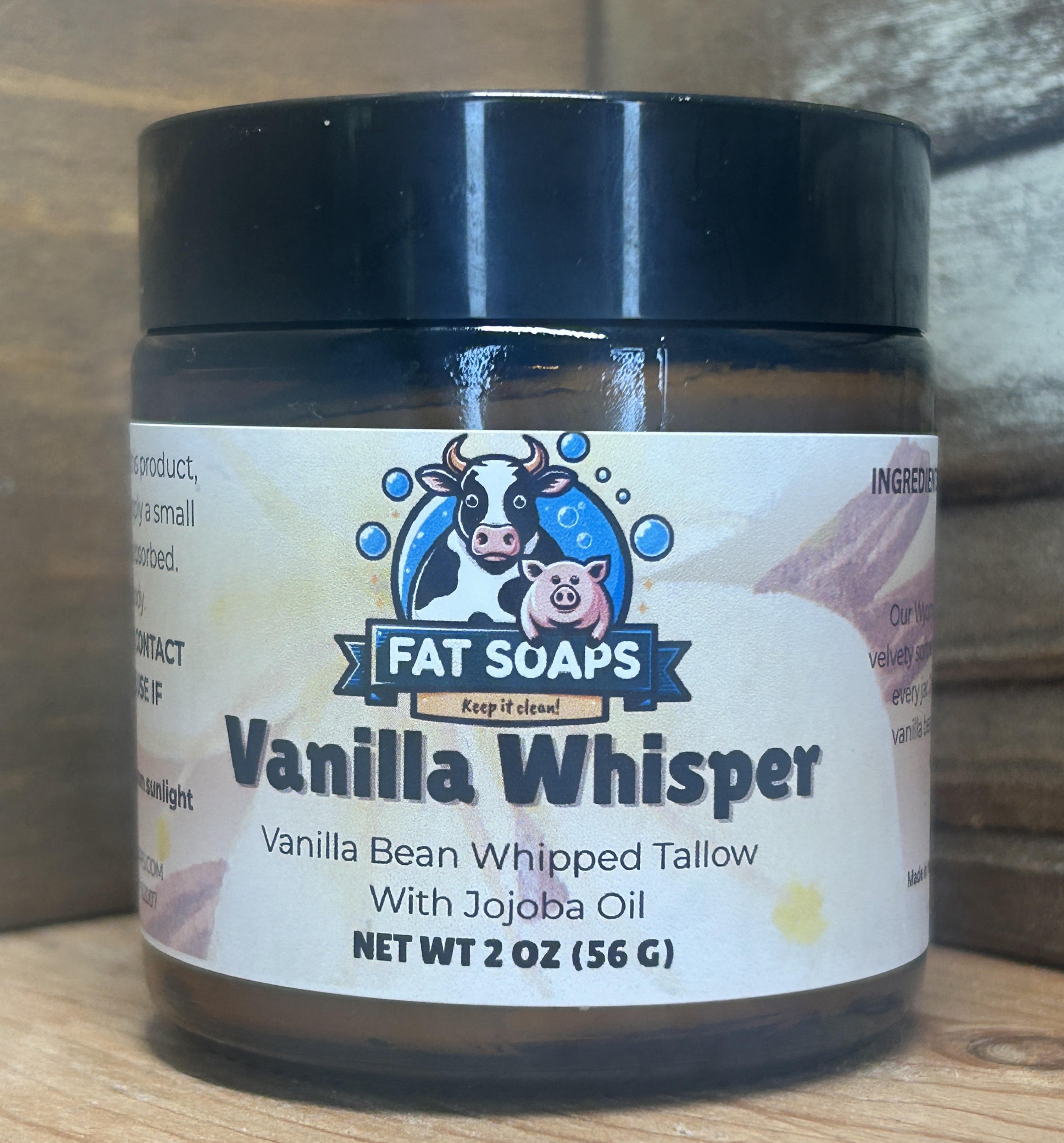 Vanilla Whisper  Whipped Tallow Balm